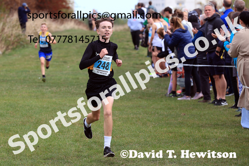 Boys and Girls under-13s, 2025 Farringdon Cross Country Relays, Sunderland. Photo: David T. Hewitson/Sports for All Pics